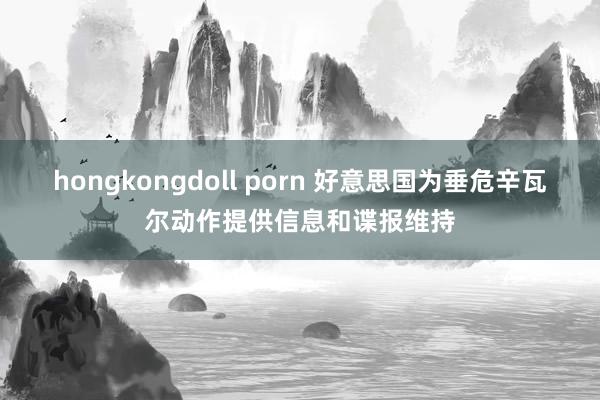 hongkongdoll porn 好意思国为垂危辛瓦尔动作提供信息和谍报维持