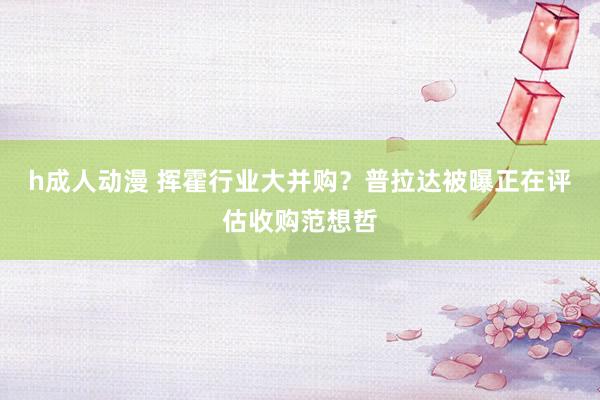 h成人动漫 挥霍行业大并购？普拉达被曝正在评估收购范想哲