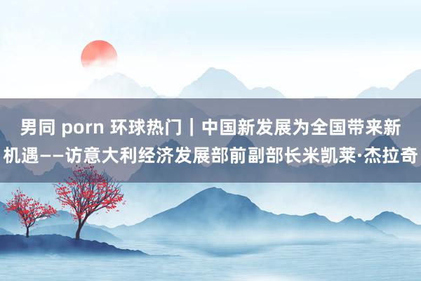 男同 porn 环球热门｜中国新发展为全国带来新机遇——访意大利经济发展部前副部长米凯莱·杰拉奇
