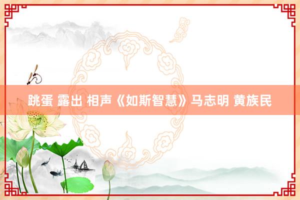 跳蛋 露出 相声《如斯智慧》马志明 黄族民